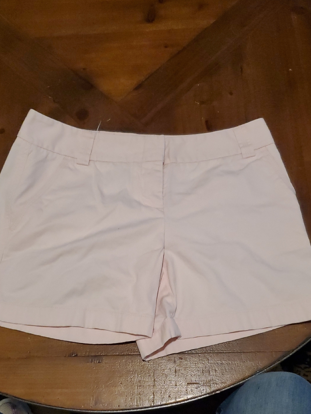 J. Crew Pale Pink Classic Chino Shorts